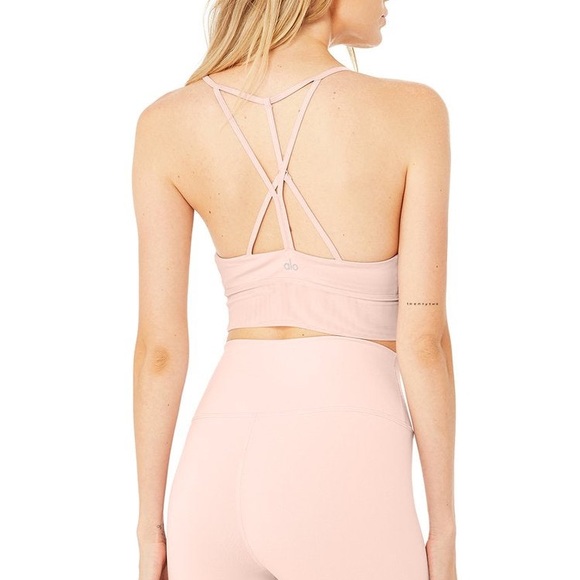 Alo lavish bra in pink size small - Picture 6 of 6